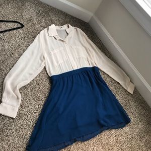 Blouse skirt Dress connected. Really cute.